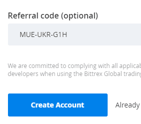 Bittrex code