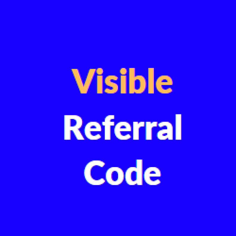 Visible Referral Code [2023] Get 5 on Inviting Friends