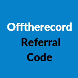 Offtherecord referral code