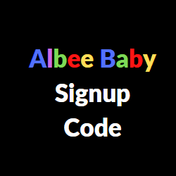 Albee Baby signup code