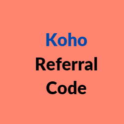 Koho referral code