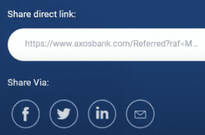 Axos bank Refer Link
