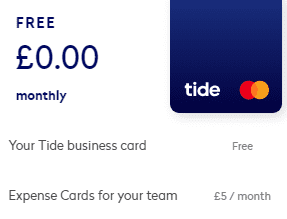 Tide Physical Card